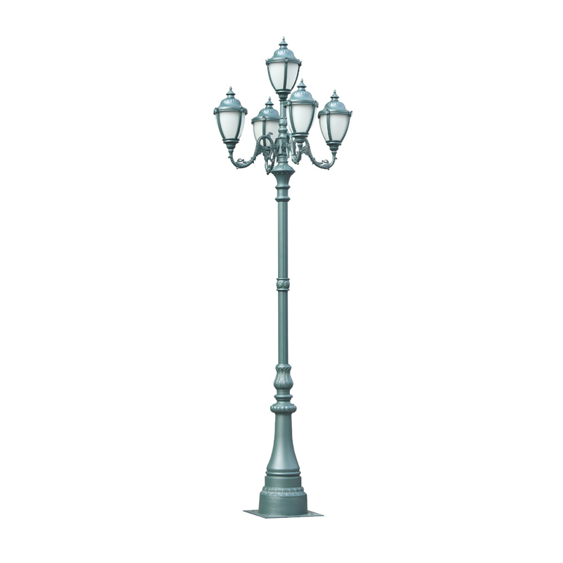 DDK-ZH-0401 3 bis 6 m hohe dekorative Retro-Gartenlichtmasten