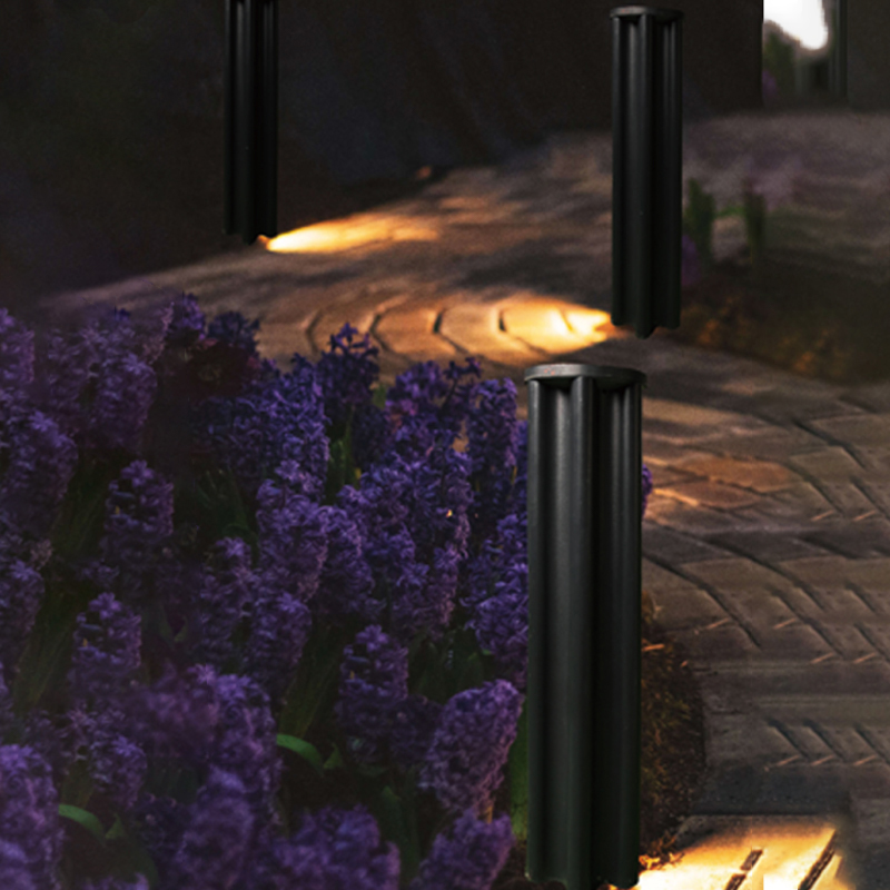DDK-LL202 10W schwarze runde Rasenlichter für Gartengrasland