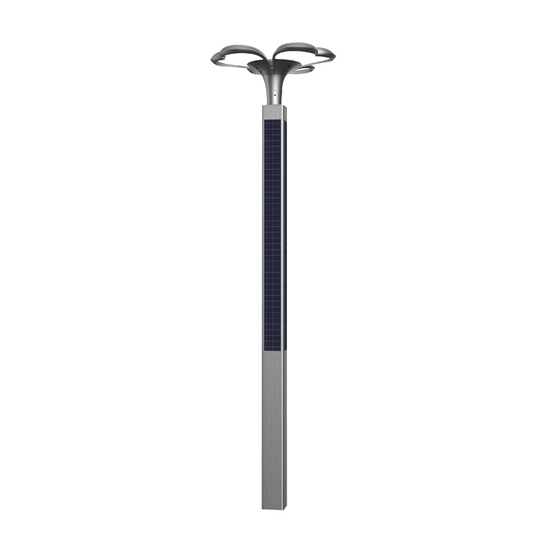 DDK-SG090 Vierseitig integrierter Solar-Aluminiummast