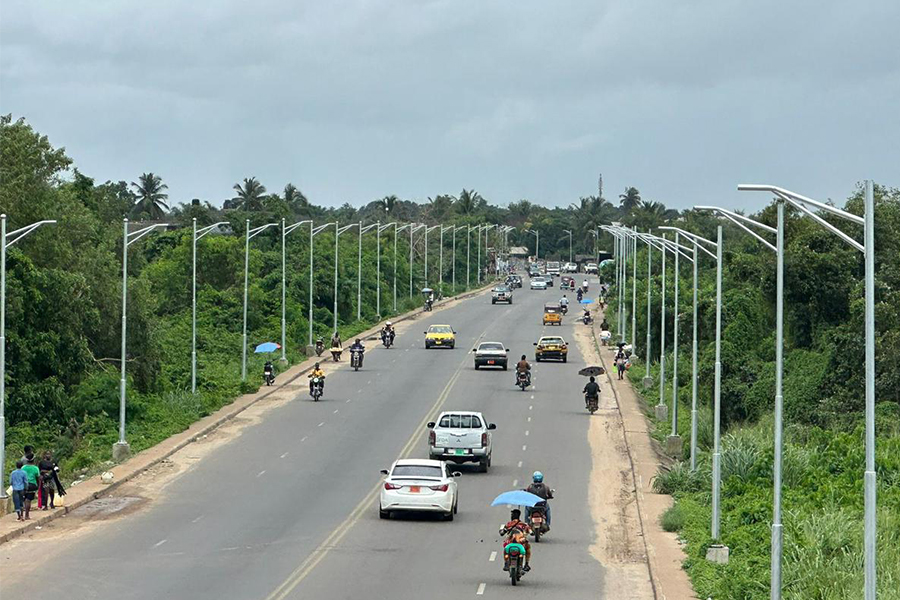 Liberia-Lichtmast