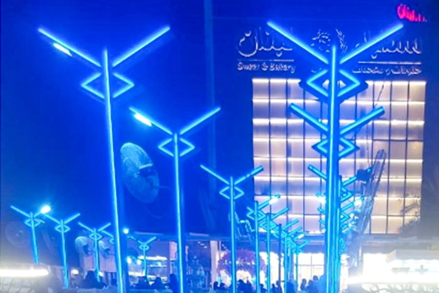Irak-Aluminium-Profil-Lichtmast